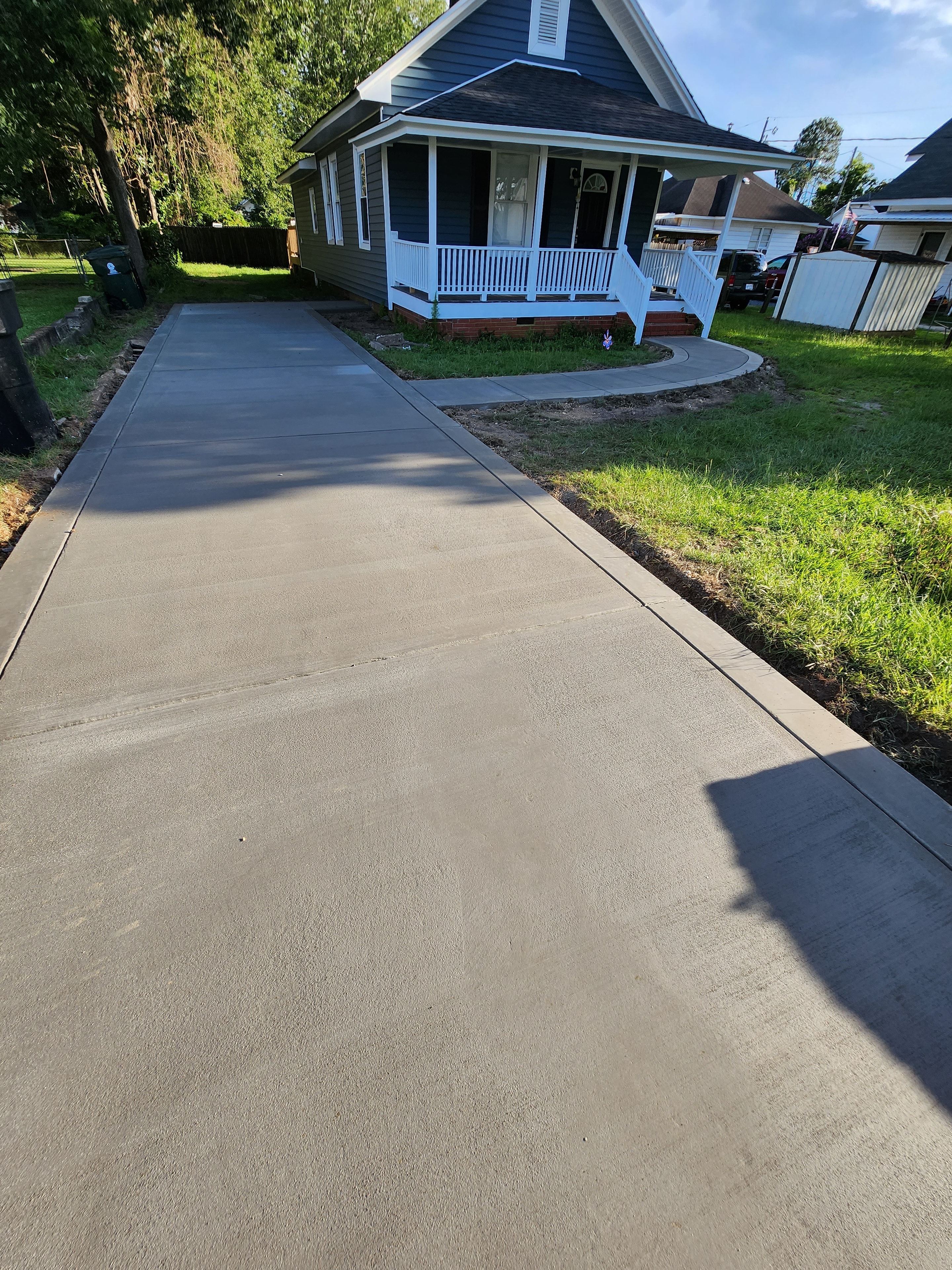 Craftsman Home Driveway